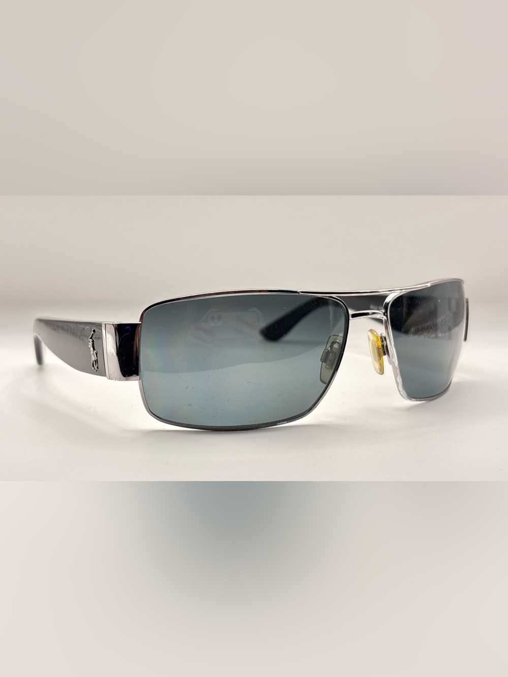 Polo Ralph Lauren 3041 Gunmetal Pilot Sunglasses Frames
